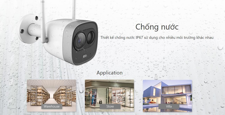 Camera IP Wifi thông minh KBONE KN-B23RL 1080p